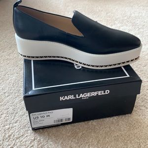Karl Lagerfeld leather sneakers